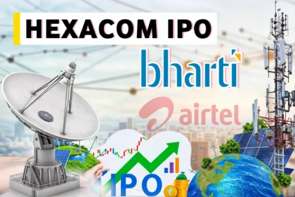 This image contain Hexacom IPO and Airtel and background image is telecom